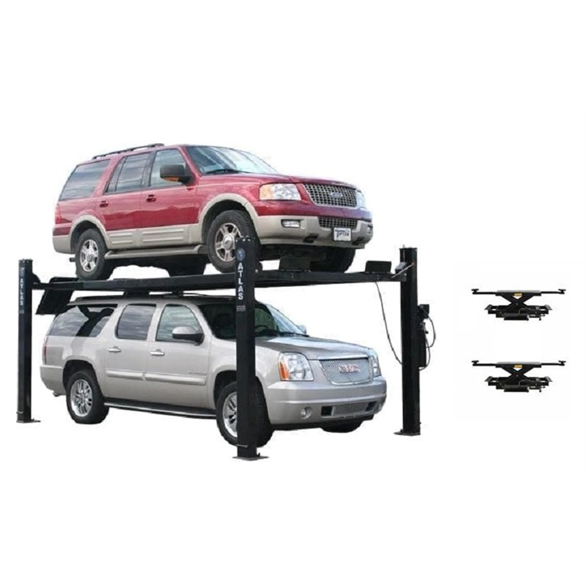 Atlas Automotive Equipment Atlas Equipment PRO9000 4 Post Lift + RJ35 Sliding Jacks Combo (WILL CALL)