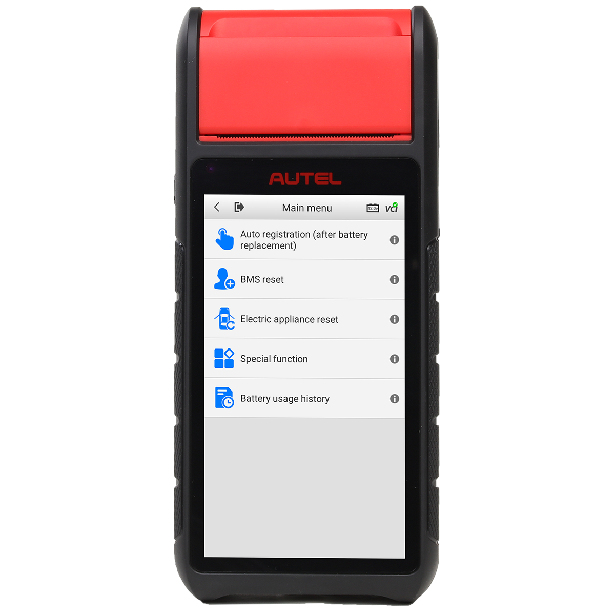 Autel MaxiBAS BT608 Battery Tester : Touchscreen Battery and Electrical System Diagnostics Tool