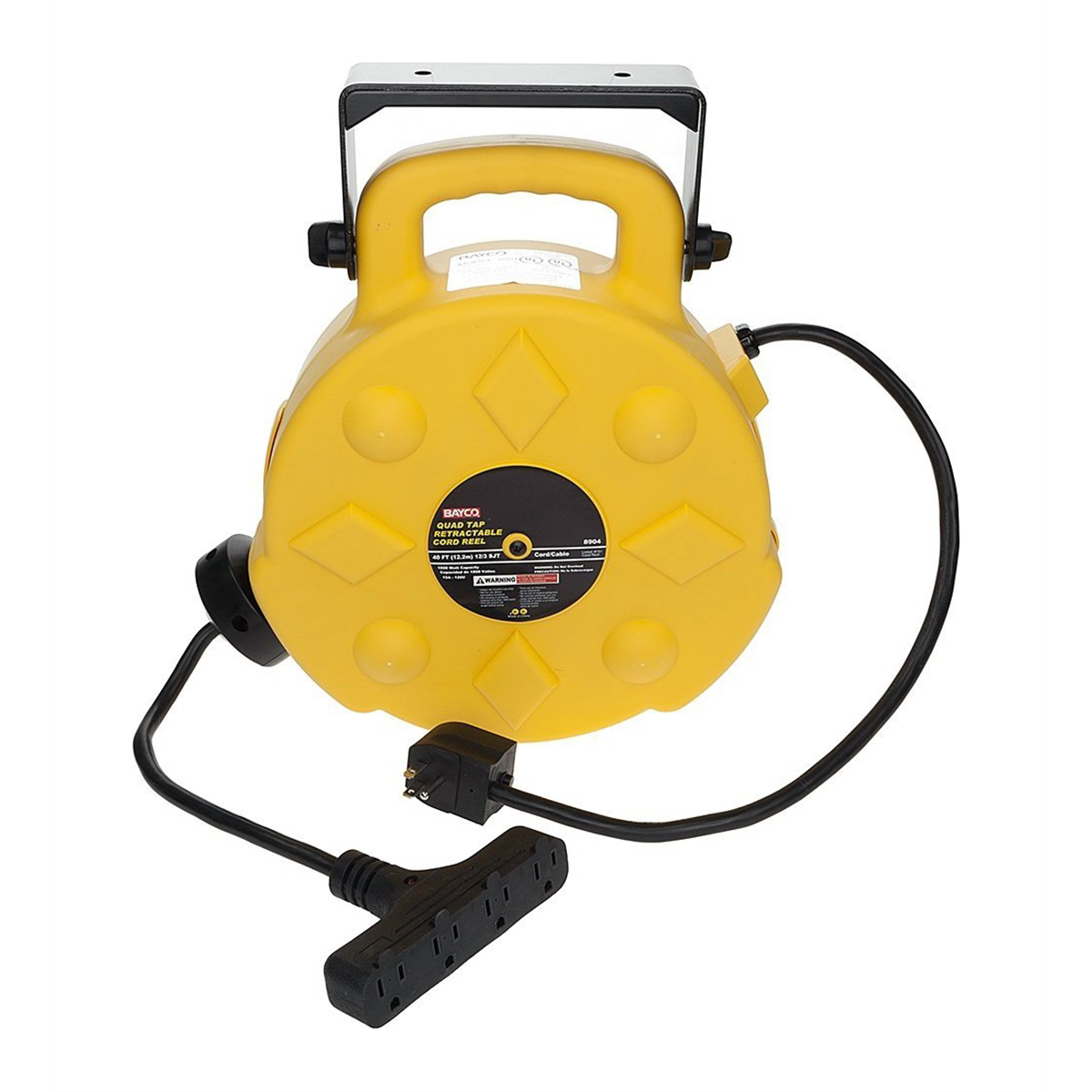 Bayco REEL CORD 12/3 4 TAP