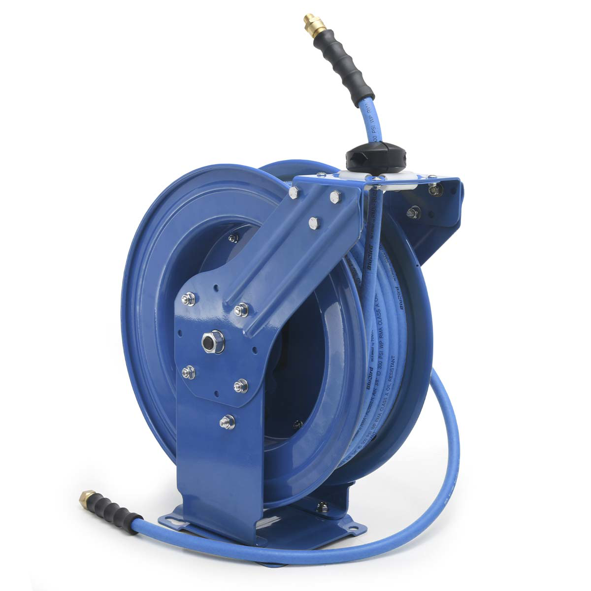 BluBird Rubber Air Hose Reel Dual Arm Assembly 3/8" x 50'
