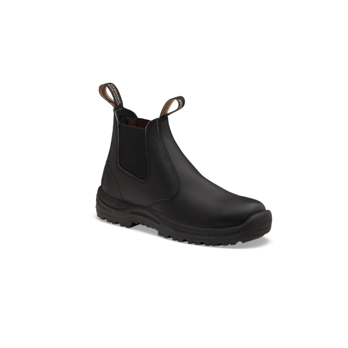 Blundstone Soft Toe Elastic Side Slip-on Boot, Water Resistant, Kick Guard, Black, AU size 8.5, US size 9.5