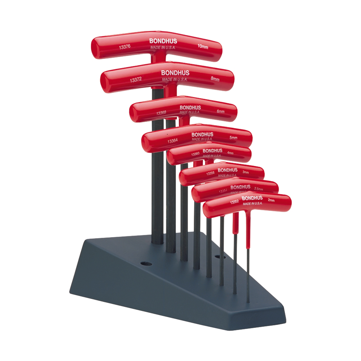 Bondhus Corp. 8PC MET T-Handle Hex Wrench Display