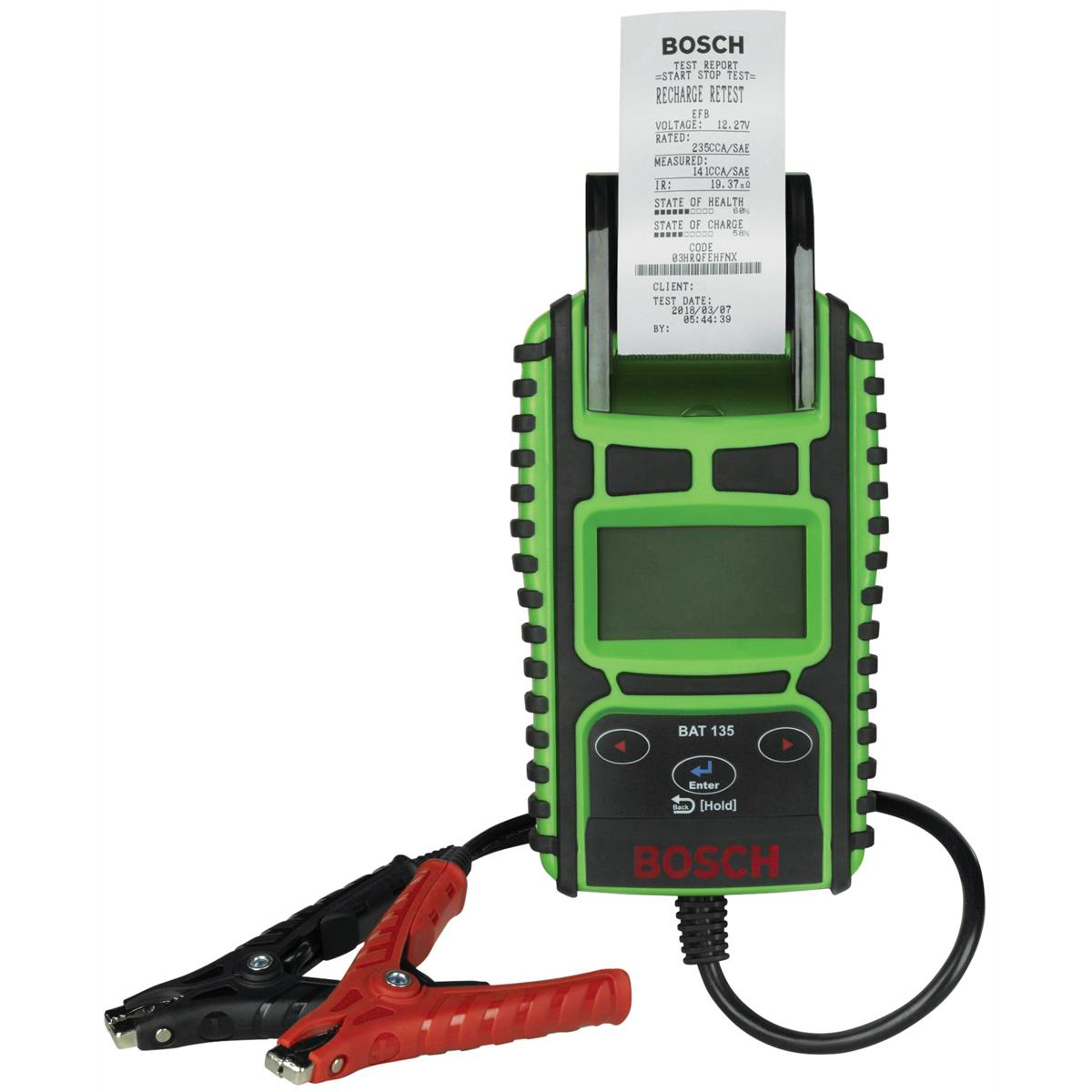 Bosch BAT 135 Battery Tester with Integrated Printer