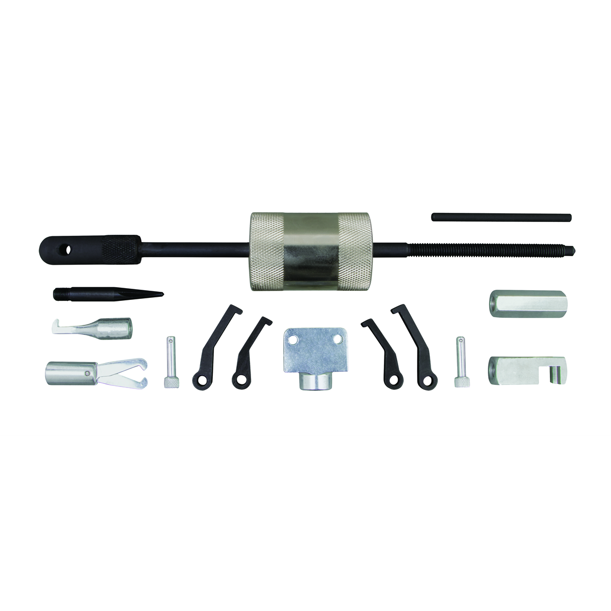 Horizon Tool LIGHT DUTY SLIDE HAMMER AND PULLER SET, 14 PIECE