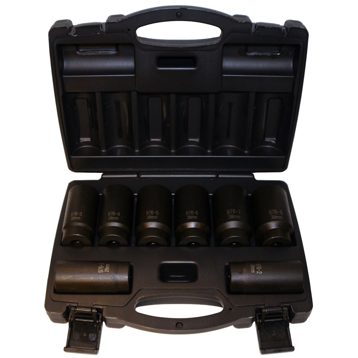 Horizon Tool 8-piece 12-point axle nut socket set