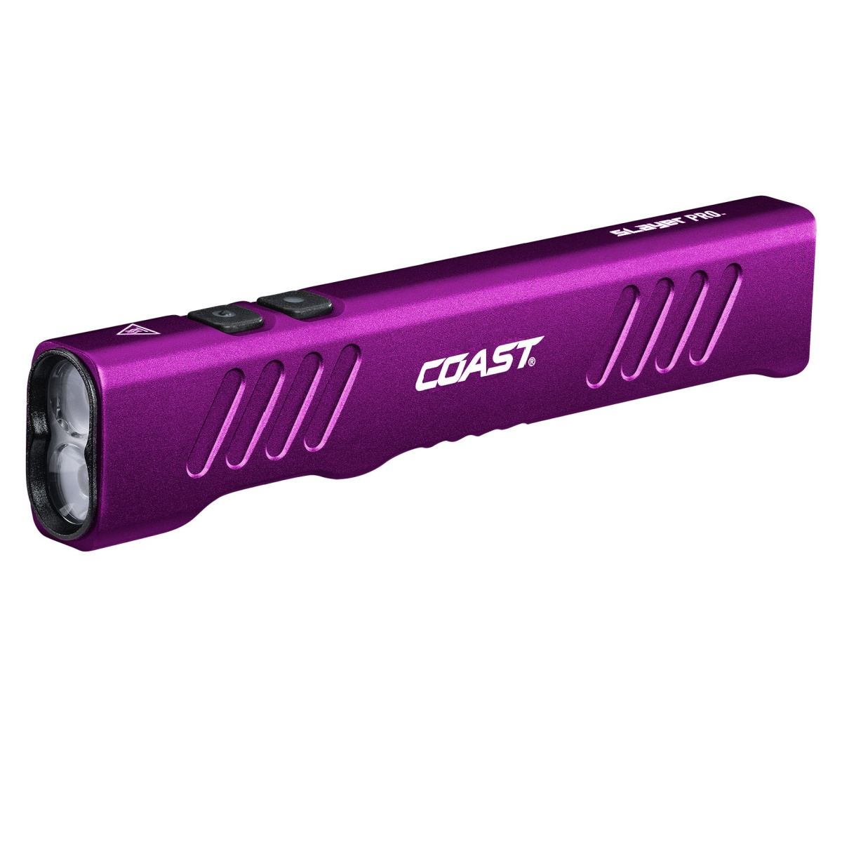 COAST Products Slayer Pro 1150 Lumen Rechargeable Flashlight with Beamsaver Memory Mode - Purple