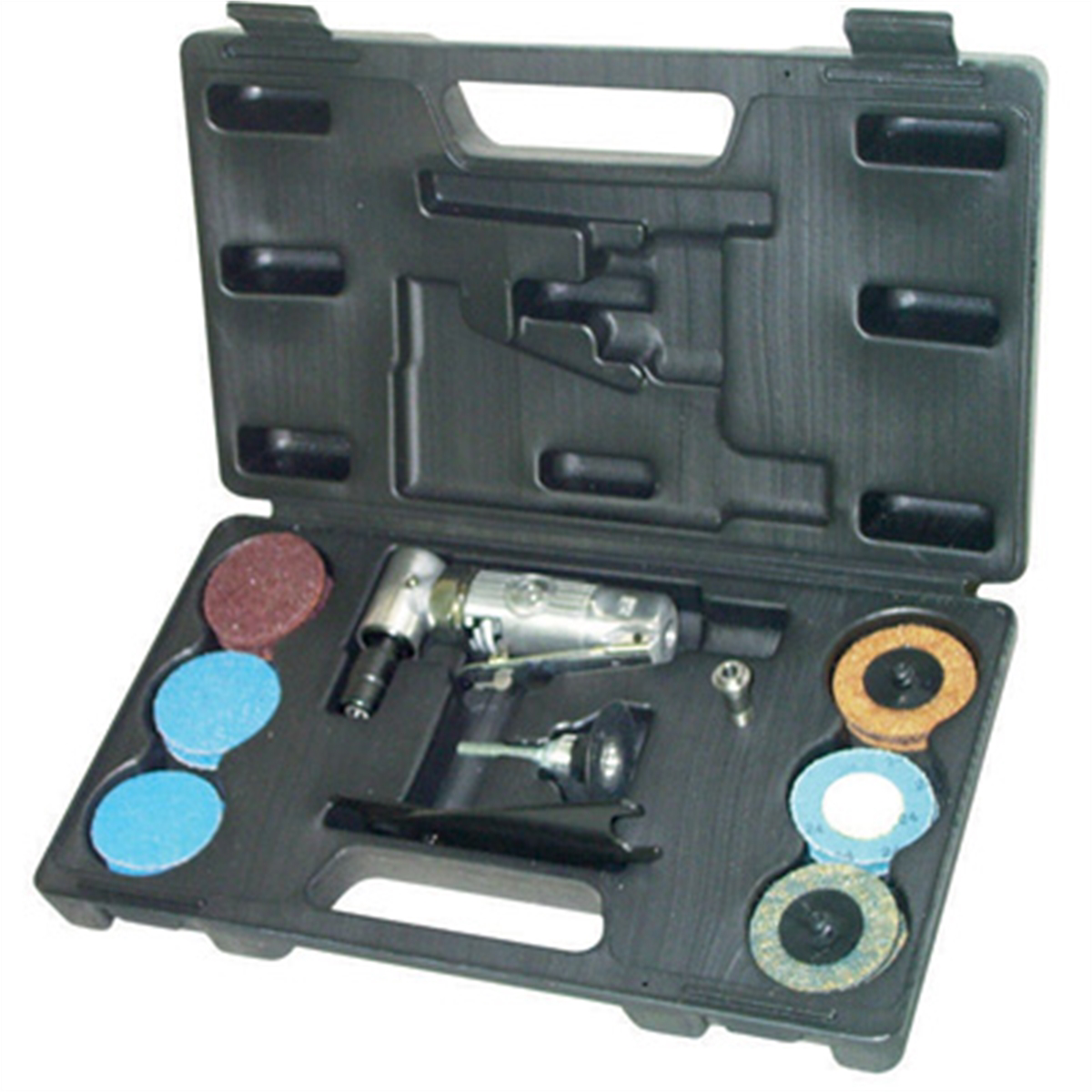 Chicago Pneumatic GRINDER AIR MINI ANGLE W/12 2" DISCS & CASE