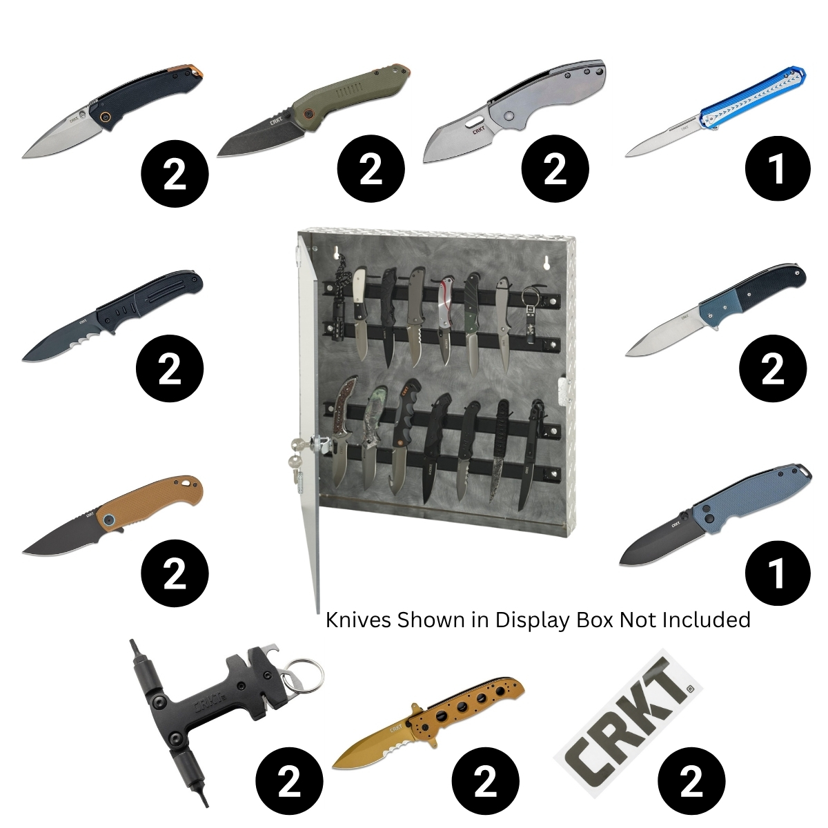 CRKT (Columbia River Knife) 2025 ISN Show Magnetic Truck Display Pre-Pack