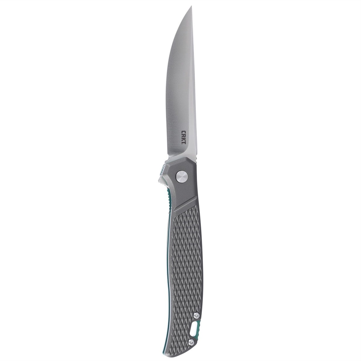 CRKT (Columbia River Knife) Scar Gray Folding Knife with Liner Lock K440XXP