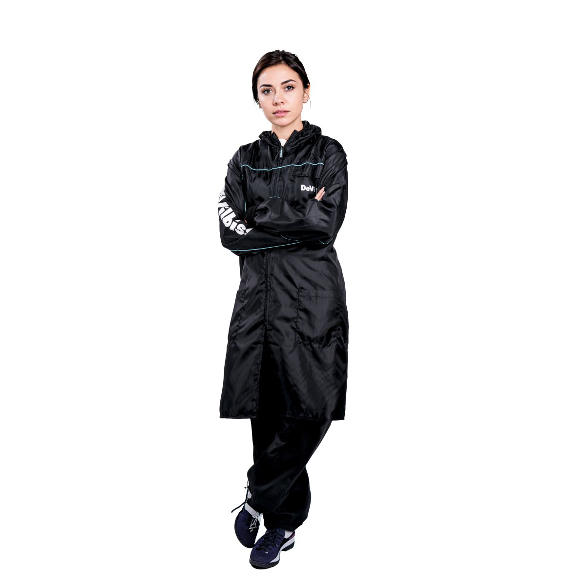 DeVilbiss PREMIUM LAB COAT, MEDIUM