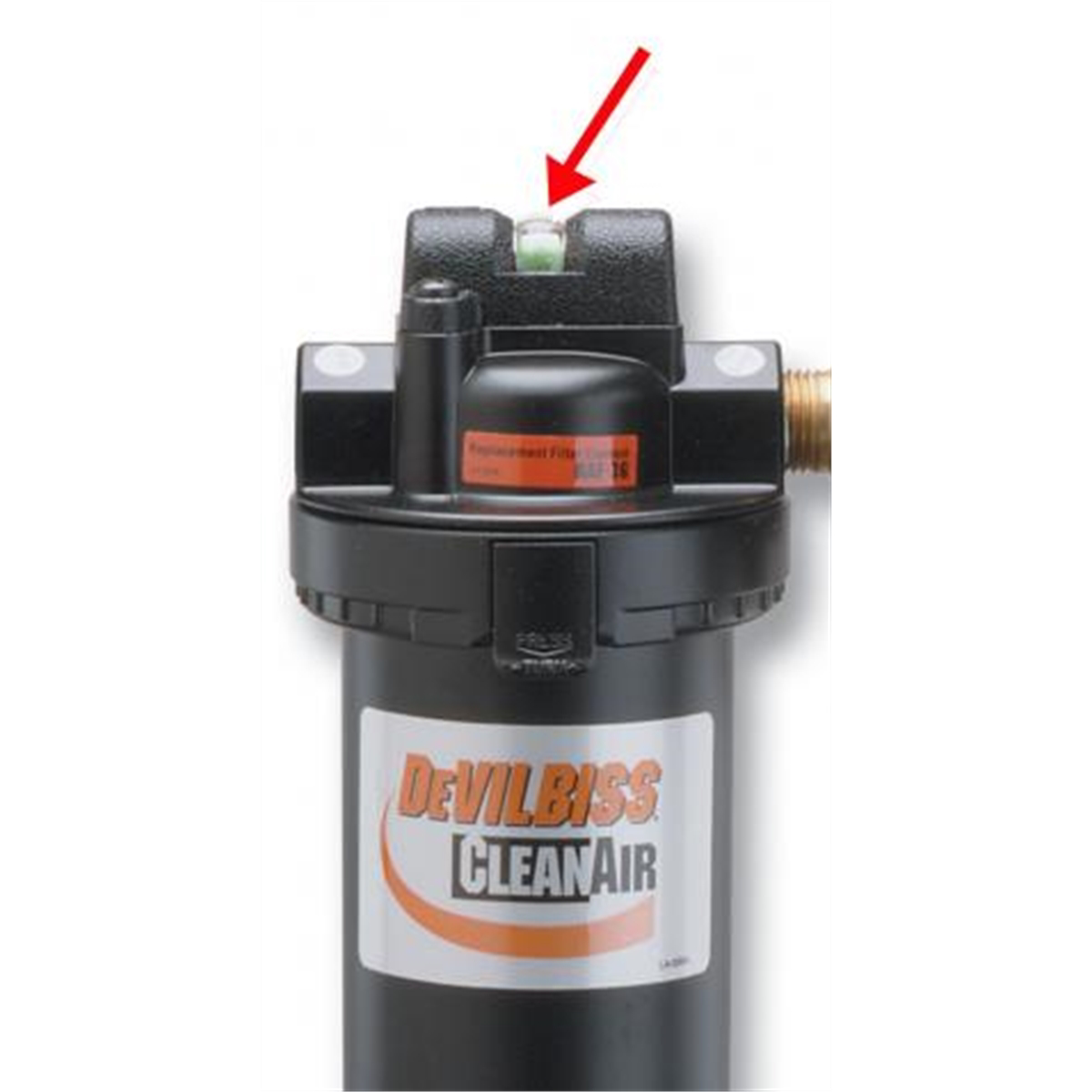 DeVilbiss FILTER CHANGE INDICATOR KIT (W/COVER & SCREWS)
