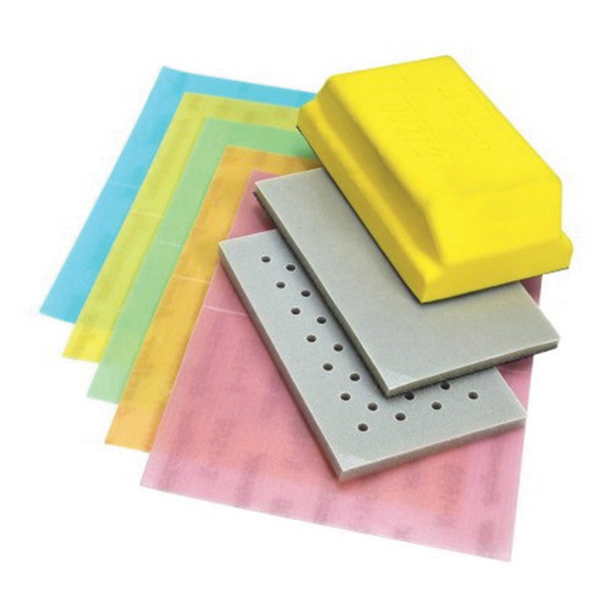 Eagle Abrasives, Inc. KOVAX Super Assilex SP19115 28-Piece Finishing Starter Kit, 130 mm W x 170 mm L Sheet, Super-Tack Attachment