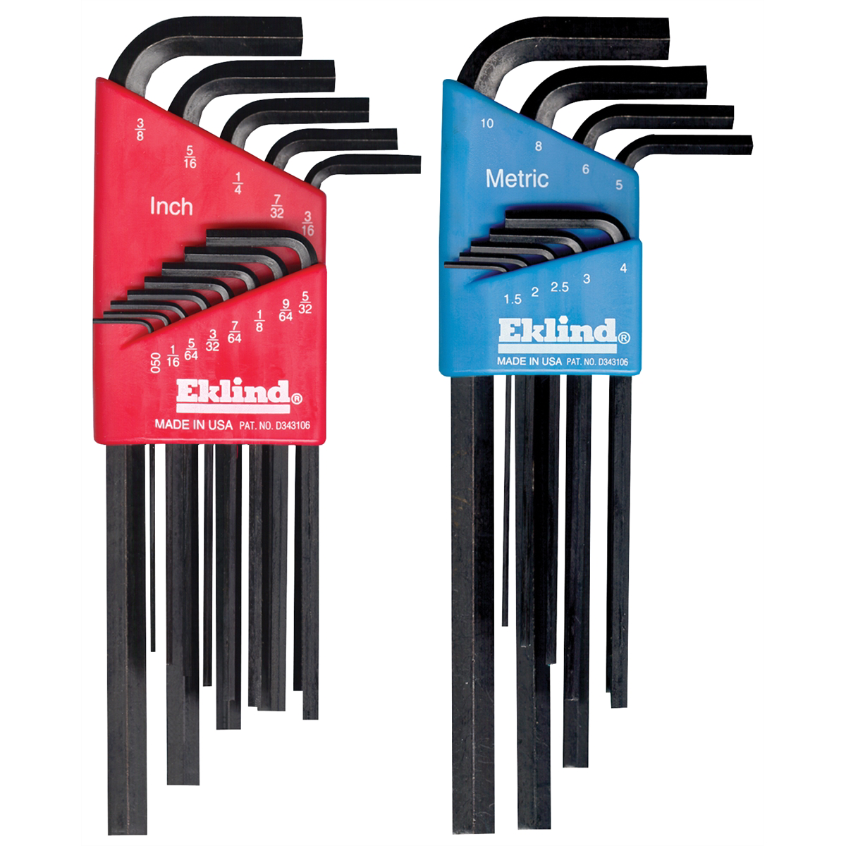 Eklind Tool Company HEX KEY SET 22 PC SAE/METRIC LONG
