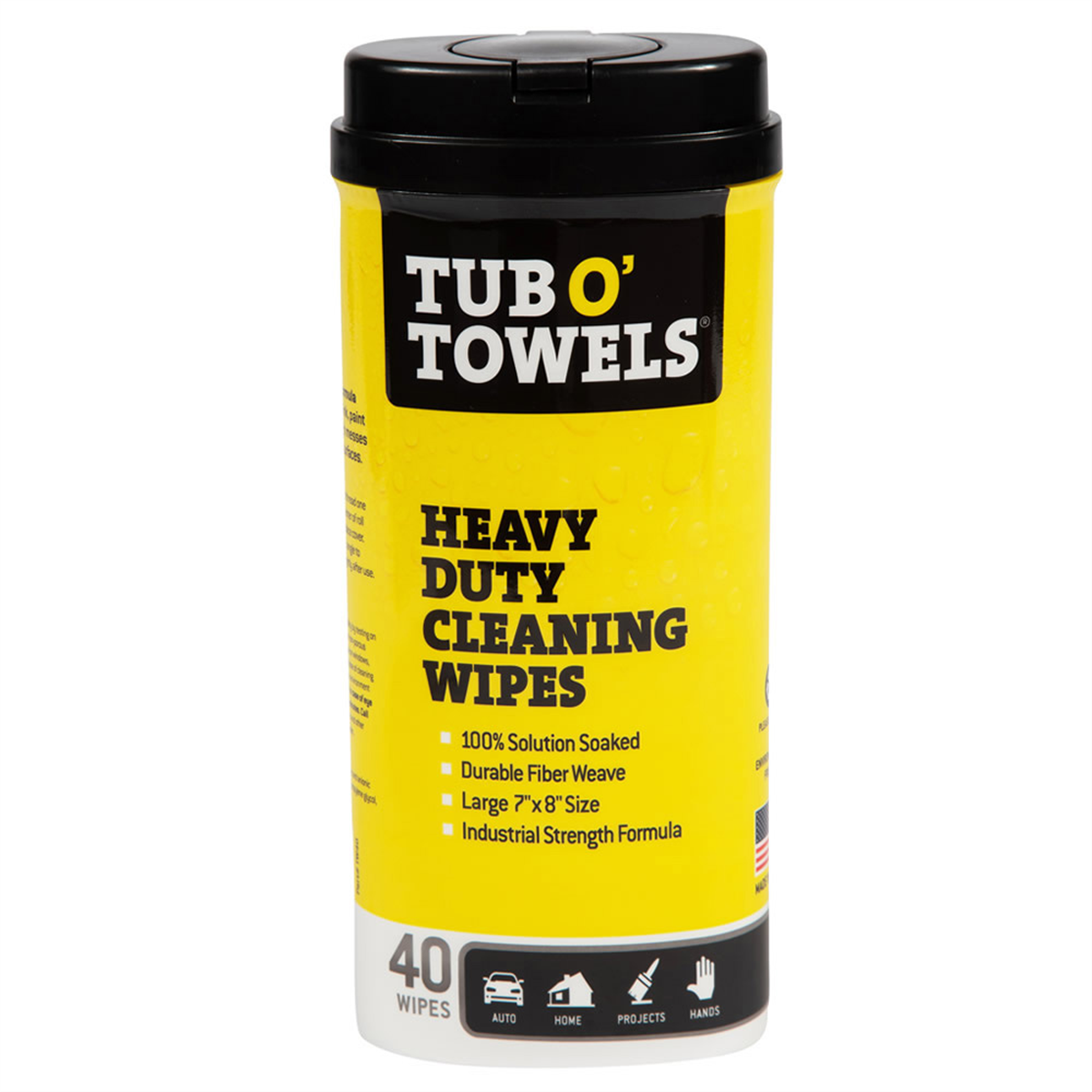 Tub O' Towels Tub O' Towels Heavy Duty Cleaning Wipes, 40 count
