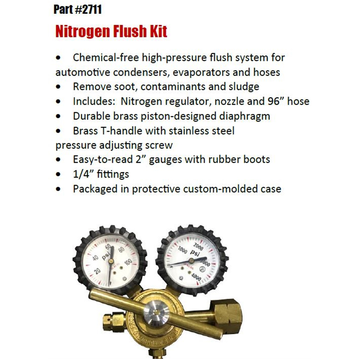 FJC Nitrogen Pressure Tester
