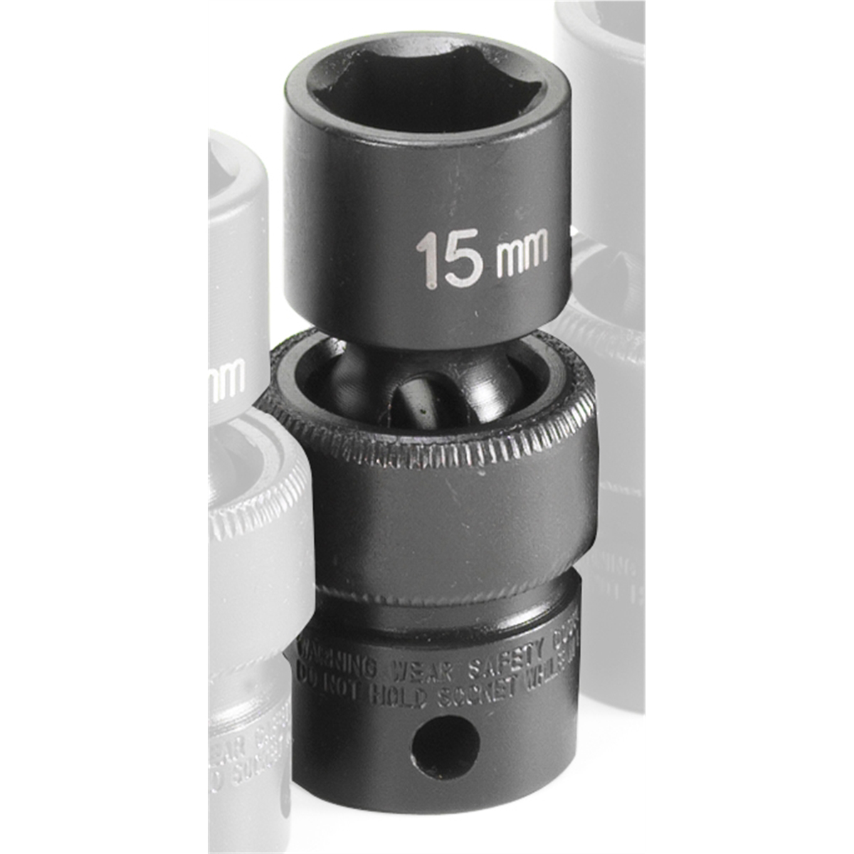 Grey Pneumatic 3/8" Drive x 15mm Standard Universal Socket