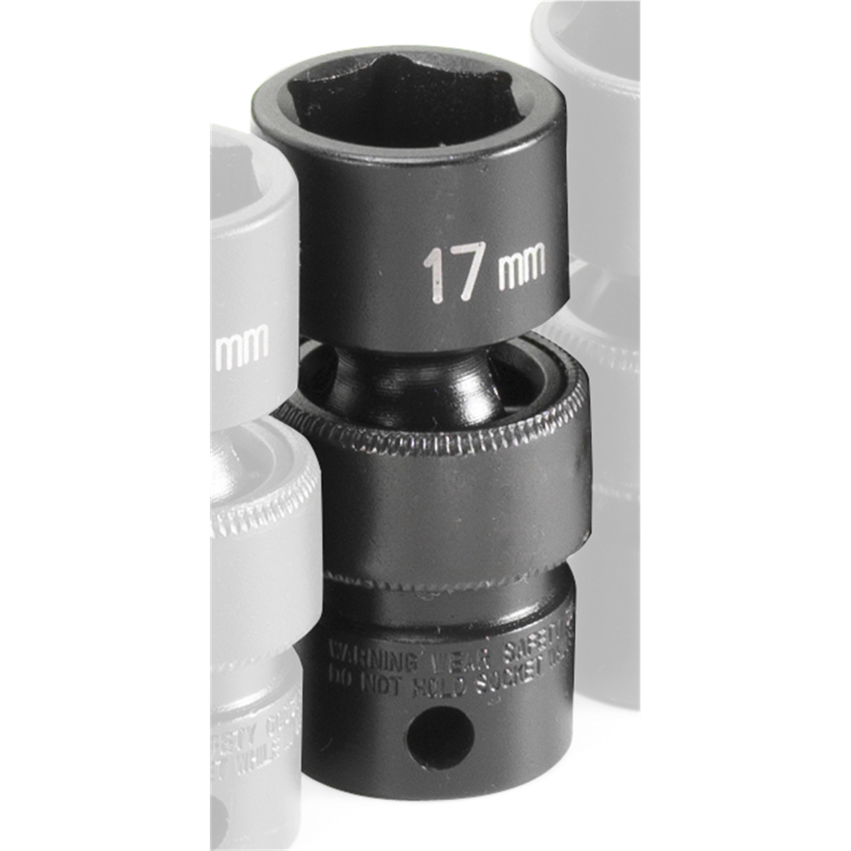 Grey Pneumatic 3/8" Drive x 17mm Standard Universal Socket