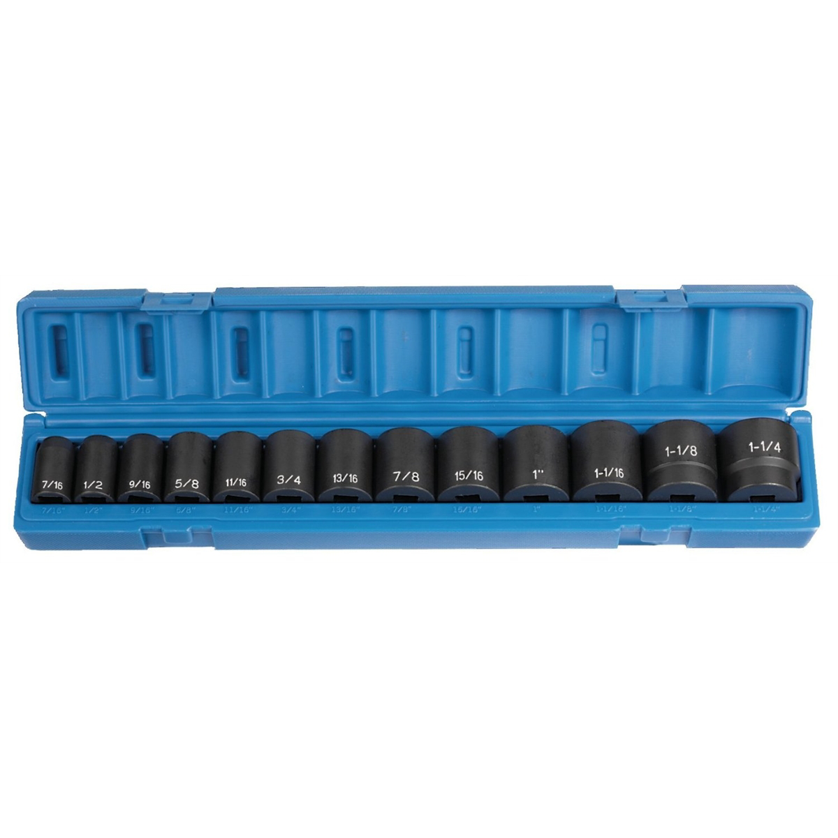 Grey Pneumatic 1/2" Drive 13 Piece Standard Set