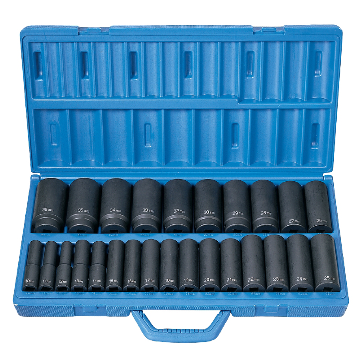 Grey Pneumatic 1/2" Drive 26 Piece Deep Length Metric Master Set