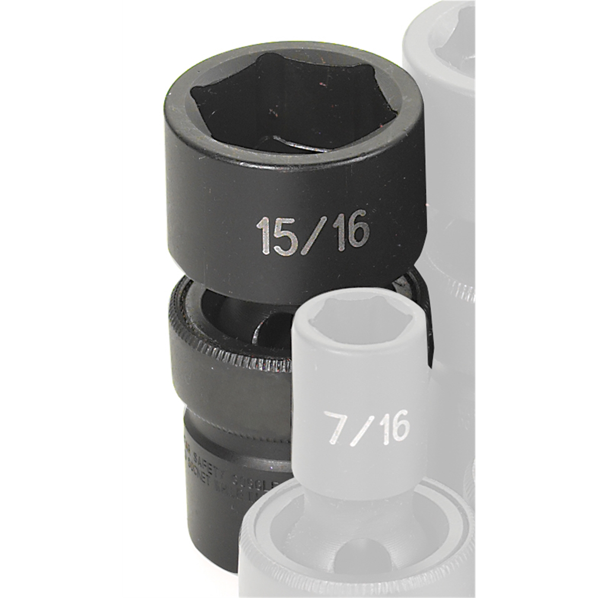Grey Pneumatic 1/2" Drive x 15/16" Standard Universal Socket