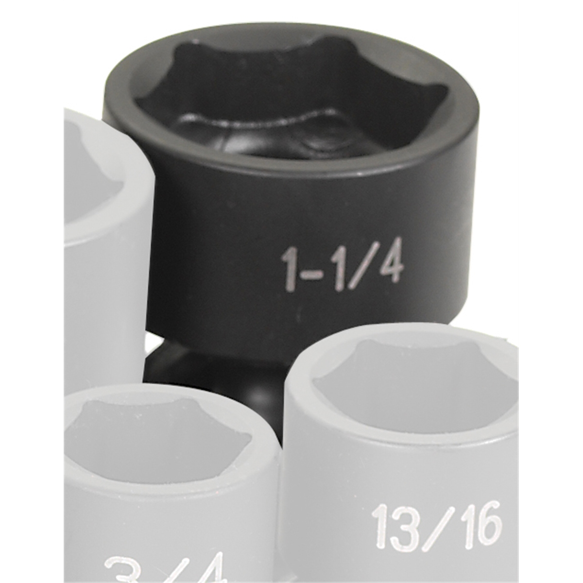 Grey Pneumatic 1/2" Drive x 1-1/4" Standard Universal Socket