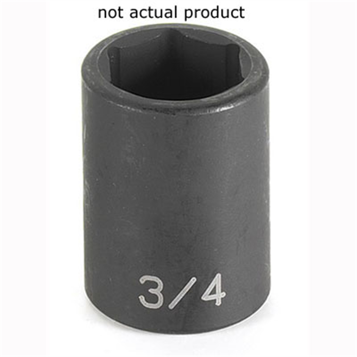 Grey Pneumatic 1/2" Drive x 1-5/8" Standard Socket