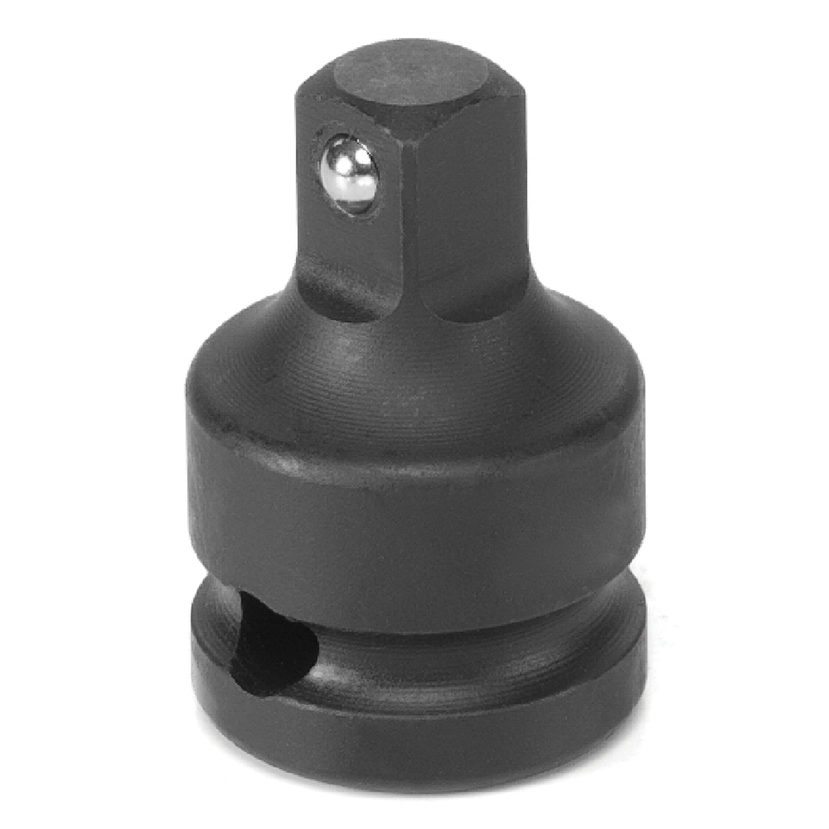 Grey Pneumatic 1/2" Female x 3/4" Male Adapter with Friction Ball