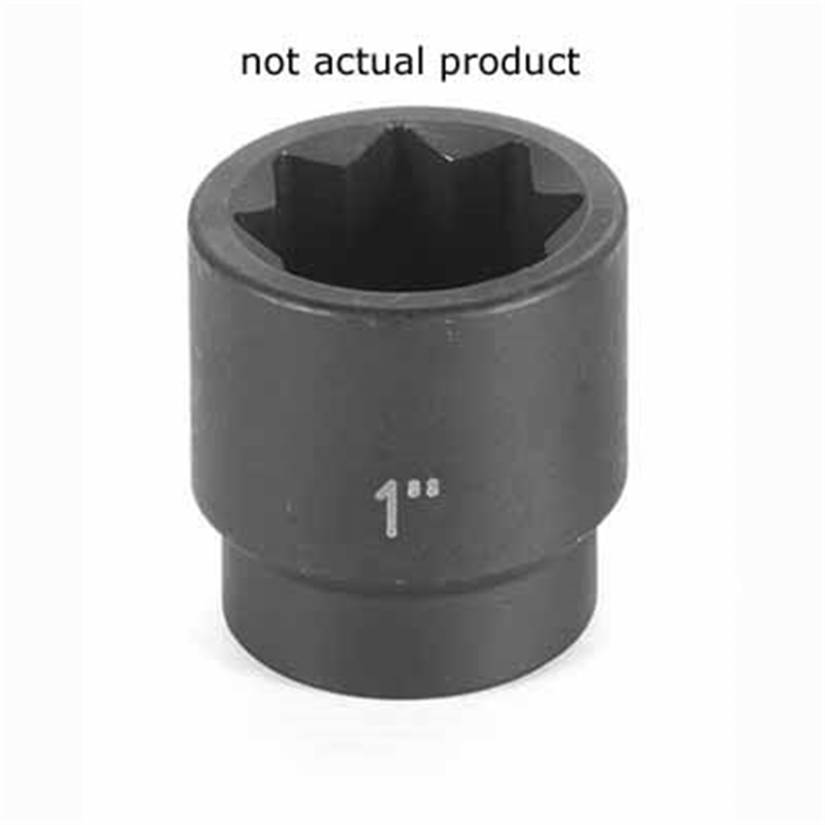 Grey Pneumatic 1/2" Drive x 5/8" Standard - 8 Point Socket