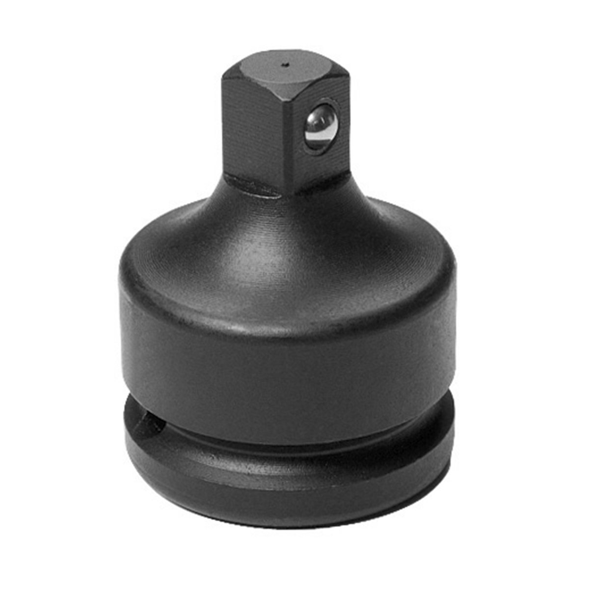 Grey Pneumatic 3/4" Female x 1/2" Male Adapter with Friction Ball