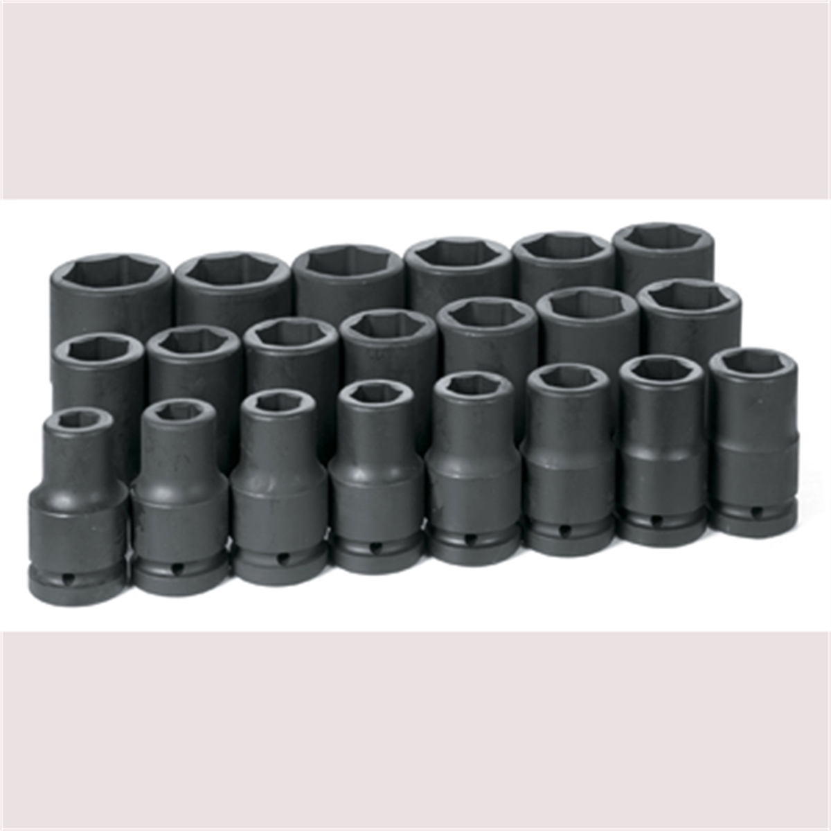 Grey Pneumatic 1" Dr. 21 Piece Deep Fractional Set 3/4" to 2"