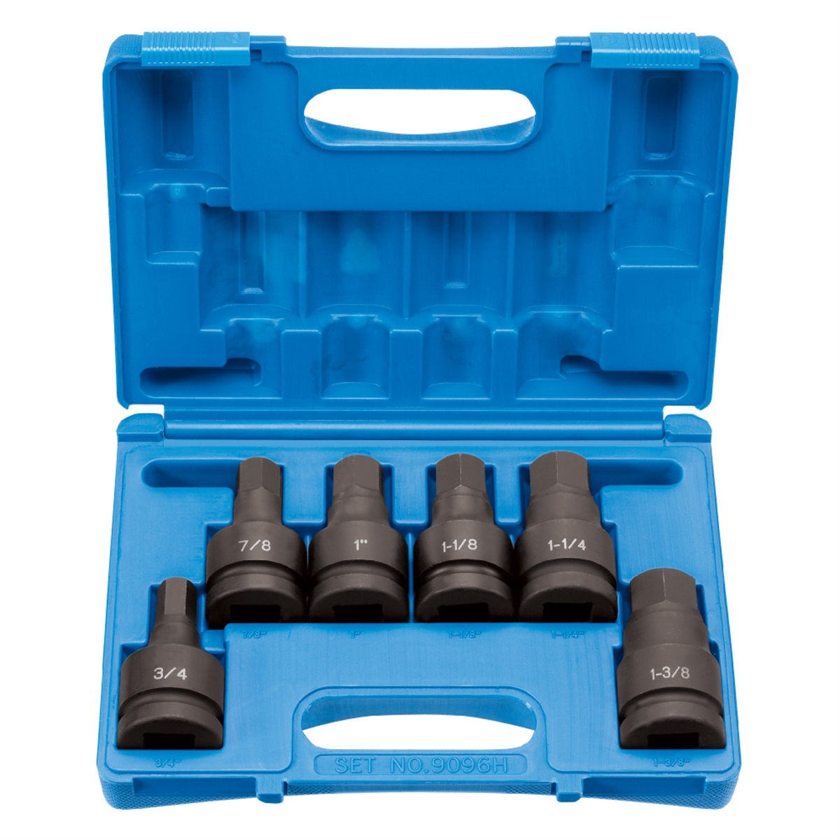 Grey Pneumatic 1" Drive 6 Piece Hex Driver Set