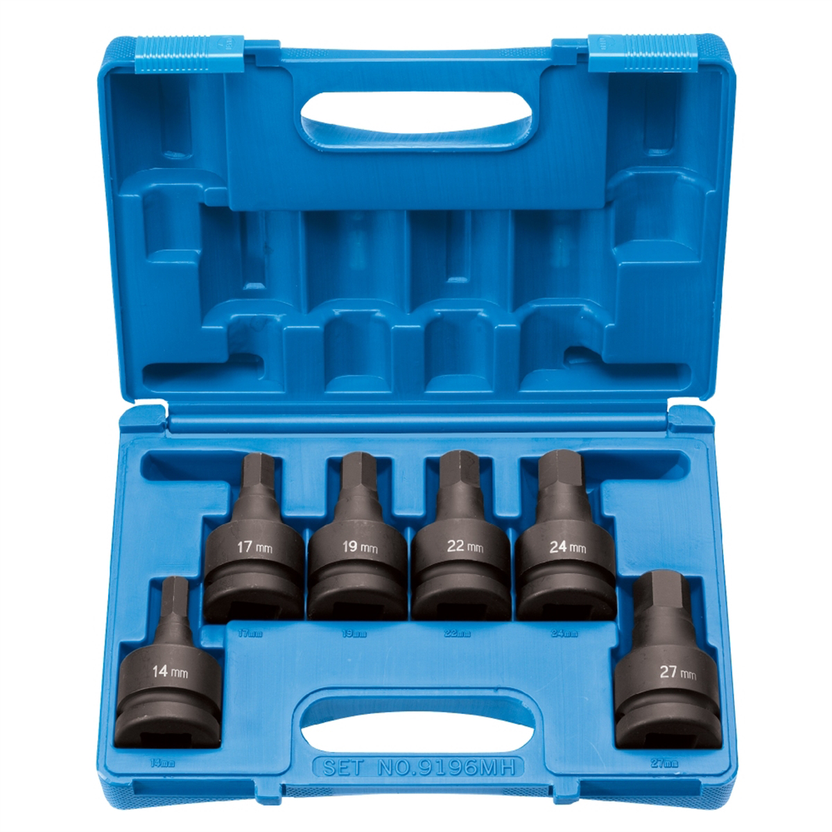 Grey Pneumatic 1" Drive 6 Piece Hex Driver Metric Set