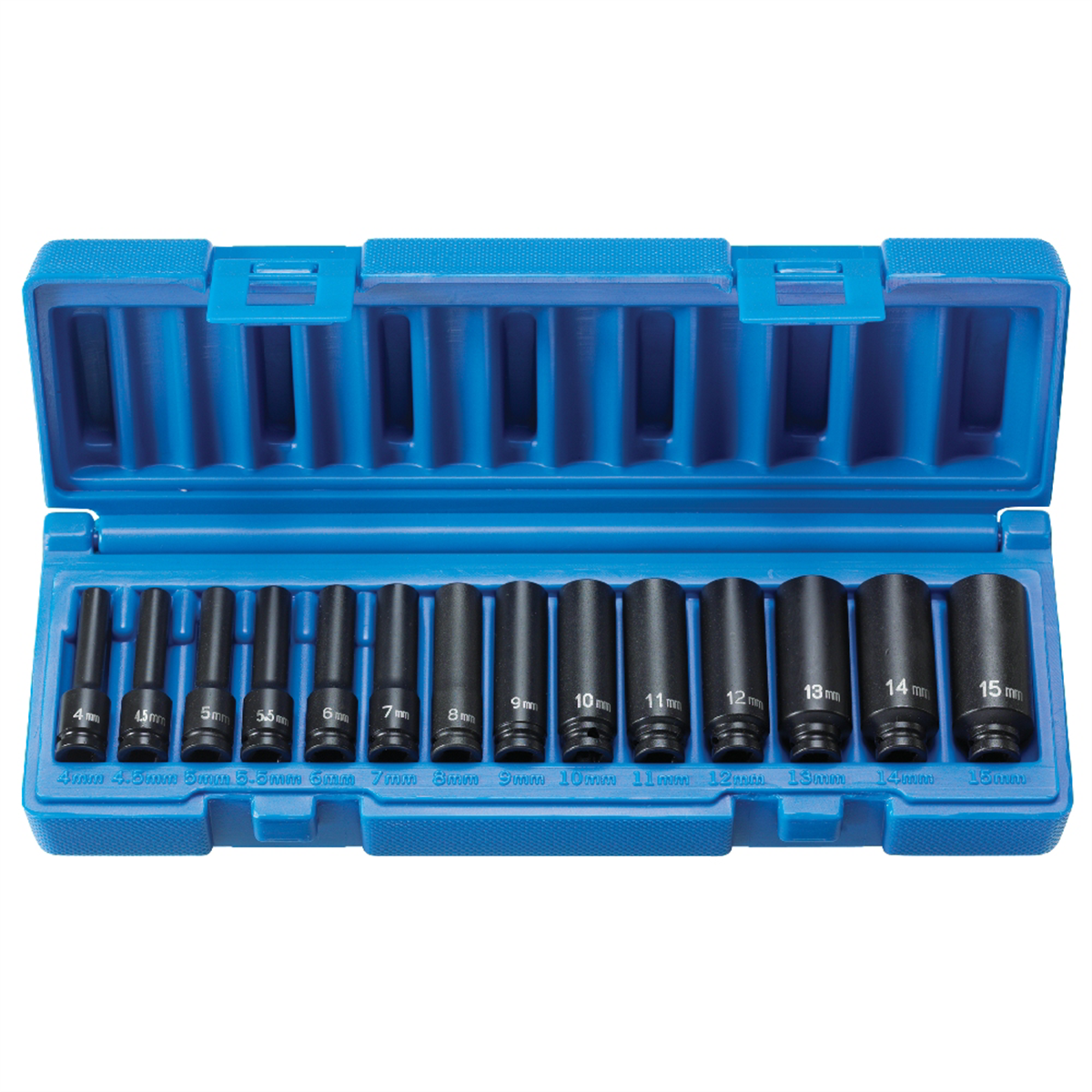Grey Pneumatic 1/4" Surface Drive 14 Piece Deep Metric Set