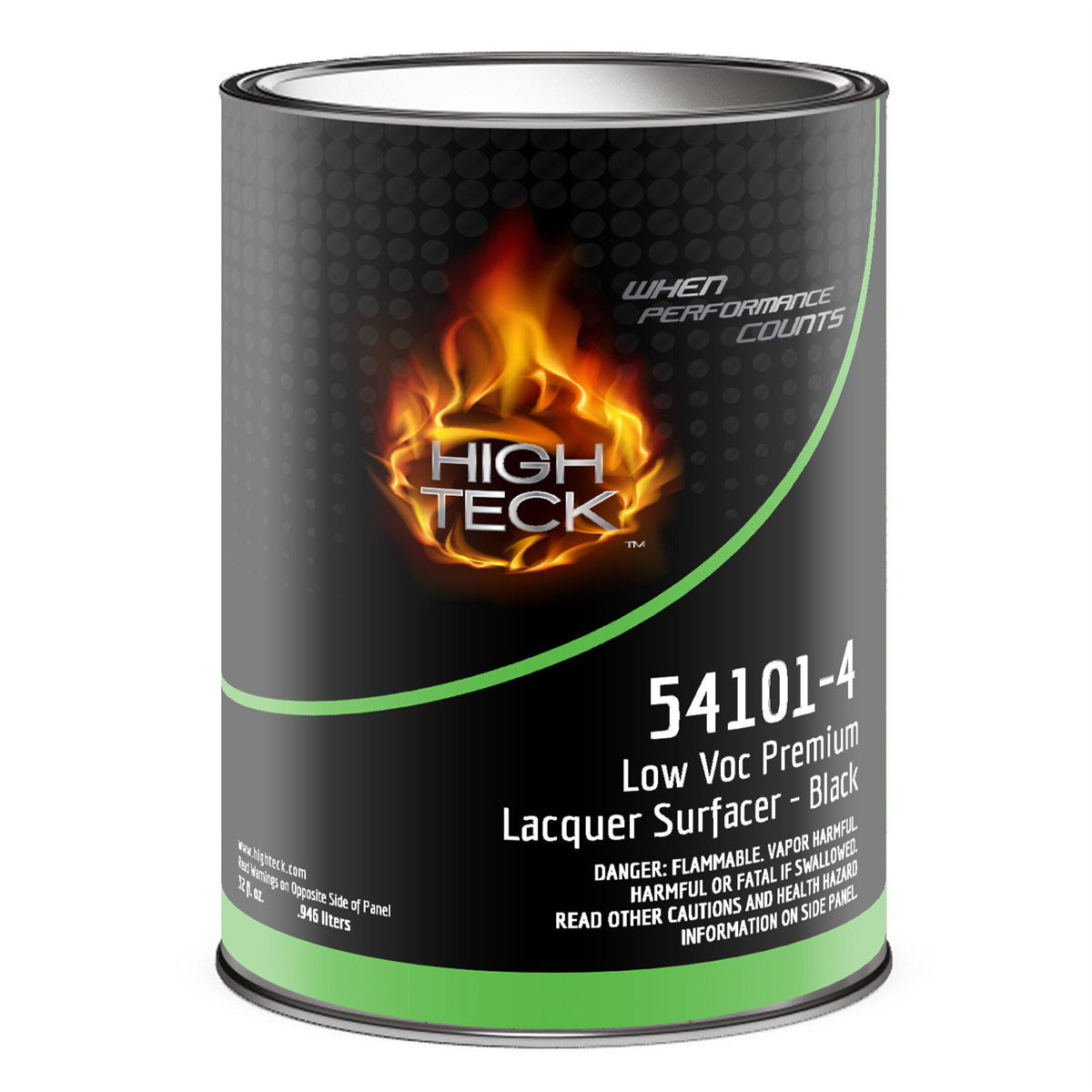 Sherwin-Williams Auto Finishes High Teck 54101-4 Low VOC Premium Laquer Primer Surfacer Black