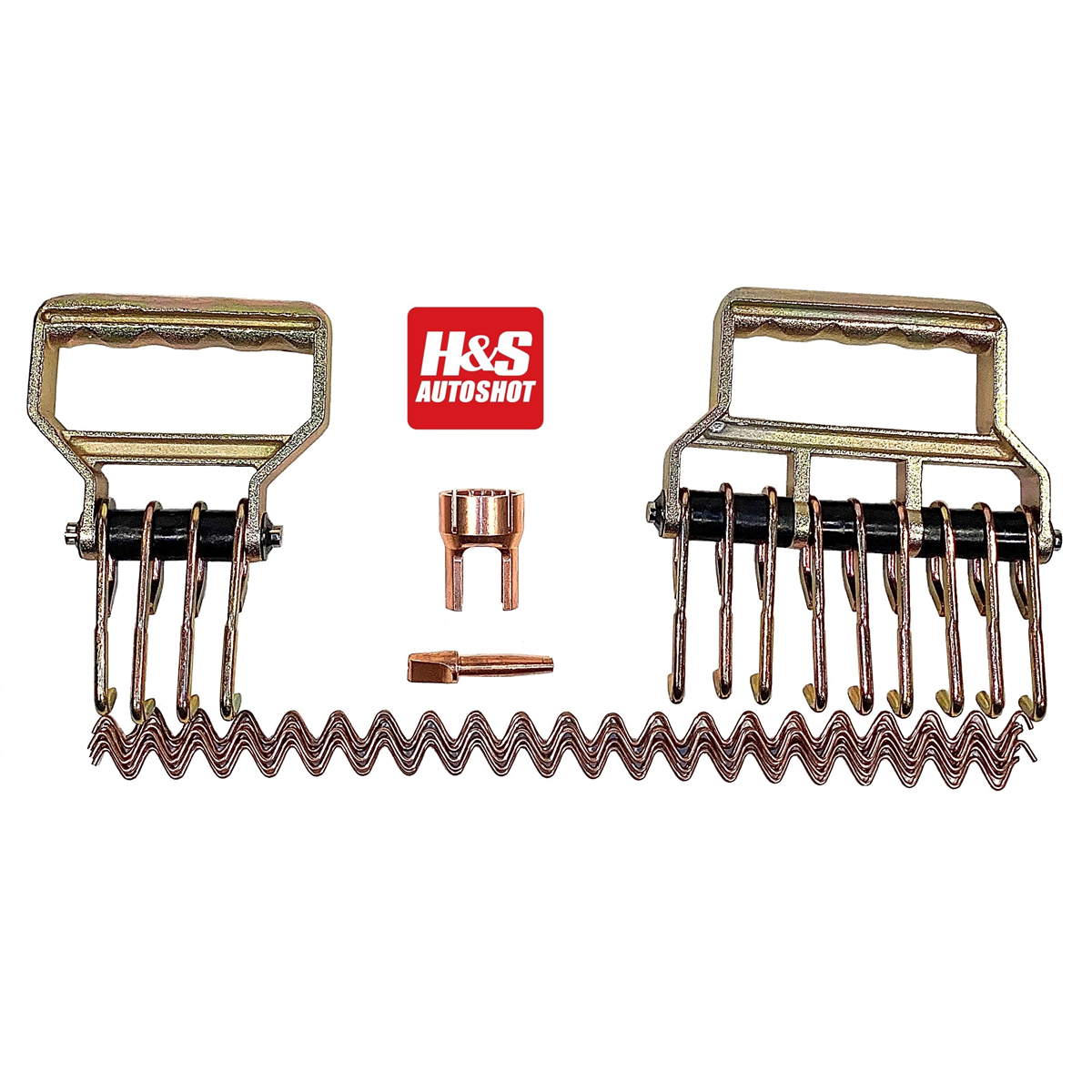 H&S AutoShot UNI-2120 Uni-Wire Deluxe Kit with 4 and 9 Finger Claws, Wire, Tip and Stand-OffCollar