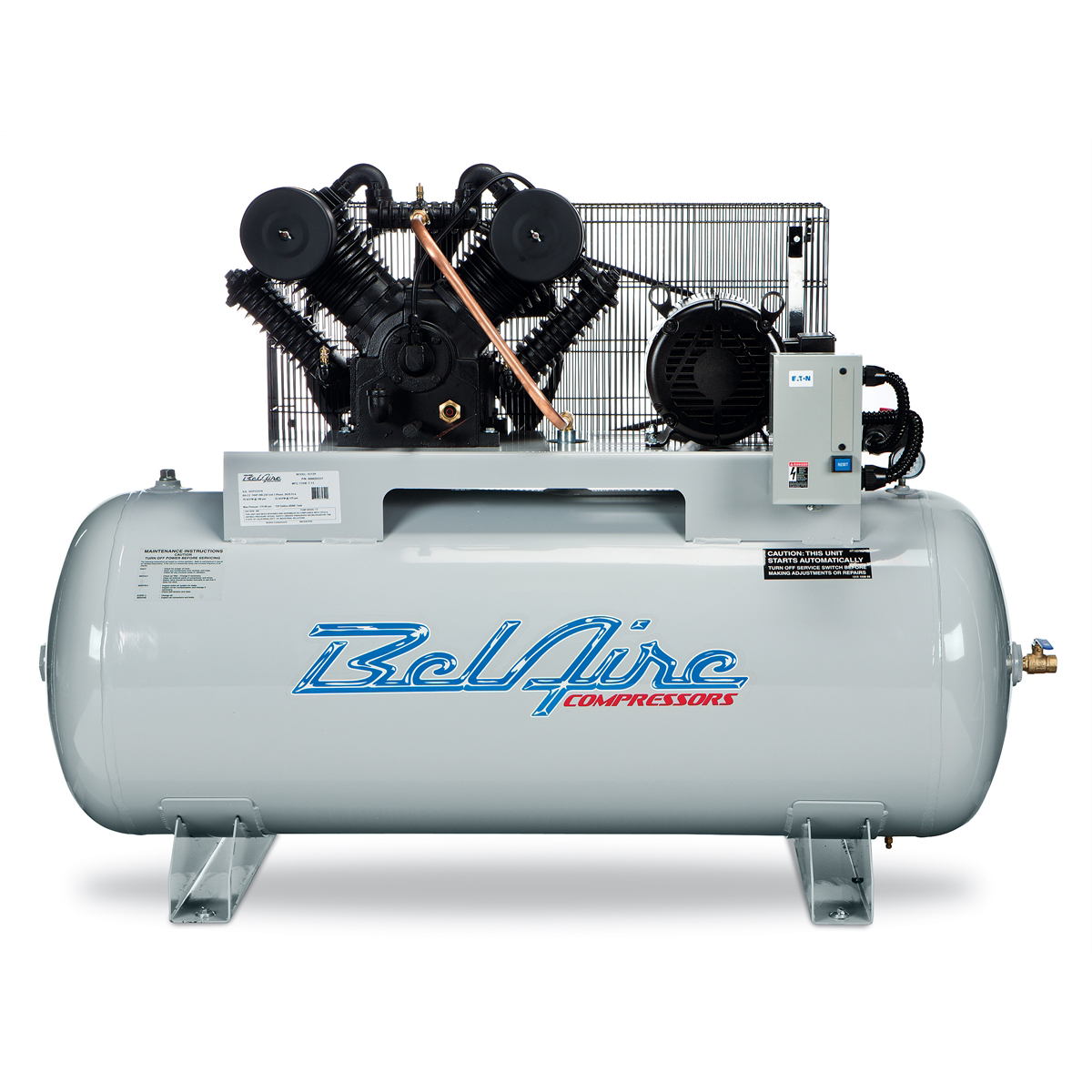 IMC (Belaire) 10 HP 120 Gallon 175 PSI 230 Volt Air Compressor 10 HP 120 Gallon Horizontal 175 PSI 230 3 60 32 CFM C2 Pump