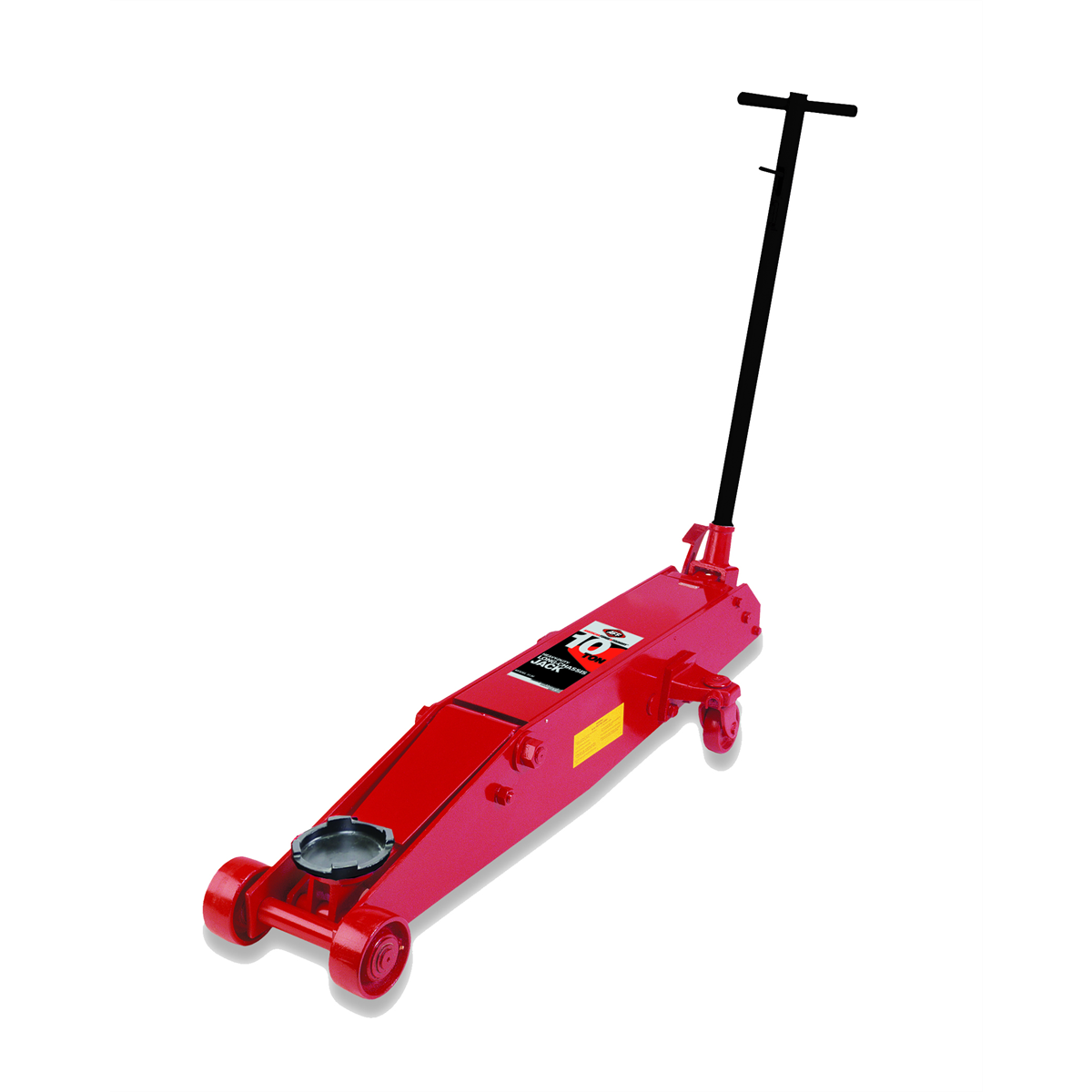 American Forge & Foundry Service Jack - 10 Ton Capacity - Long Chassis - Manual - 7" Min H to 23" Max H - Heavy Duty
