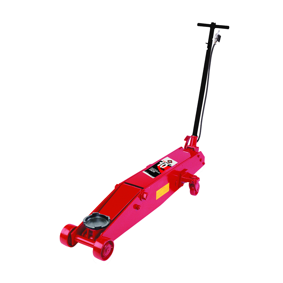 American Forge & Foundry Service Jack - 10 Ton Capacity - Long Chassis - Air Assist/Manual - 7" Min H to 23" Max H - Heavy Duty