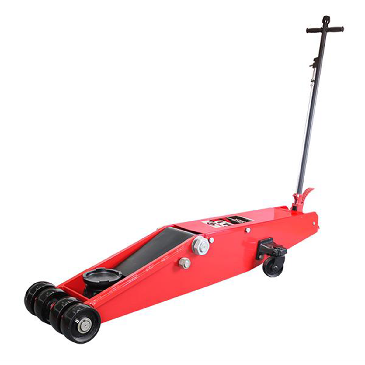 American Forge & Foundry Service Jack - 20 Ton Capacity - Long Chassis - Manual - 7.5" Min H to 26.375" Max H - Heavy Duty