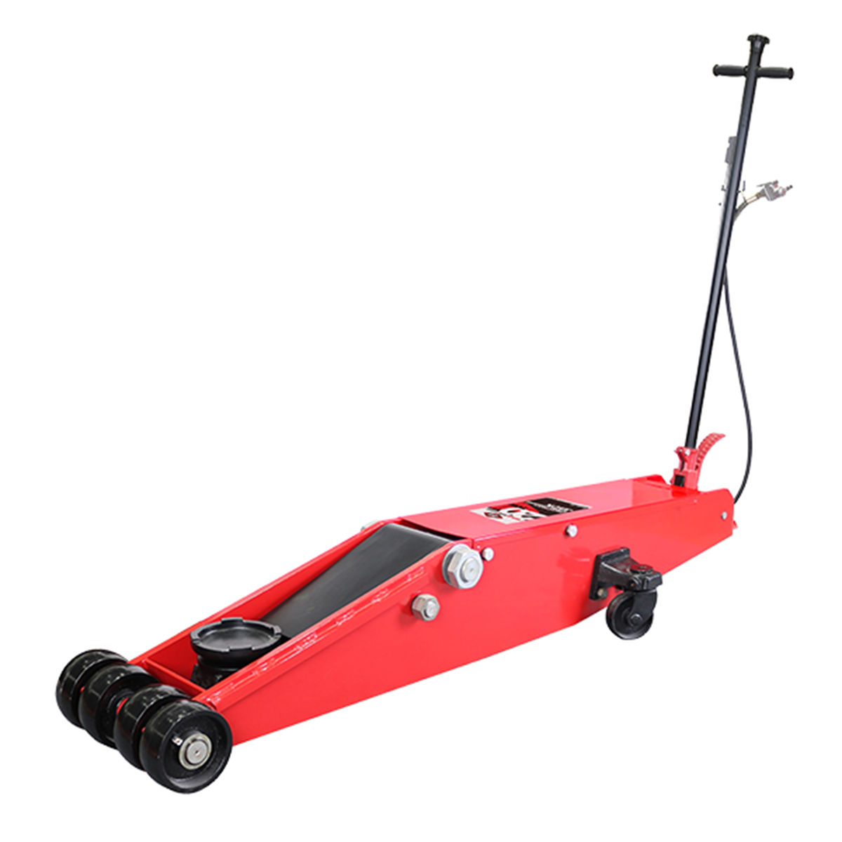 American Forge & Foundry Service Jack - 20 Ton Capacity - Long Chassis - Air Assist/Manual - 7.5" Min H to 26.375" Max H - Heavy Duty