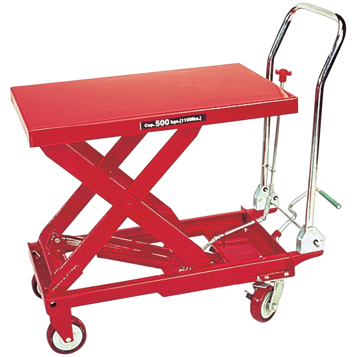 American Forge & Foundry Table Lift Cart - Hydraulic - 1,100 Lbs. Capacity