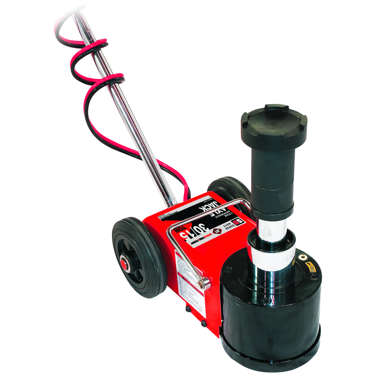 American Forge & Foundry Axle Jack - 2 Stage - 30/15 Ton Capacity - Air/Hydraulic - SUPER DUTY