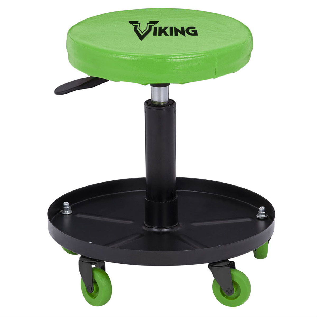 Viking by American Forge & Foundry Mechanic's Roller Stool w/ Adjustable Height - 300 Lbs. Capacity