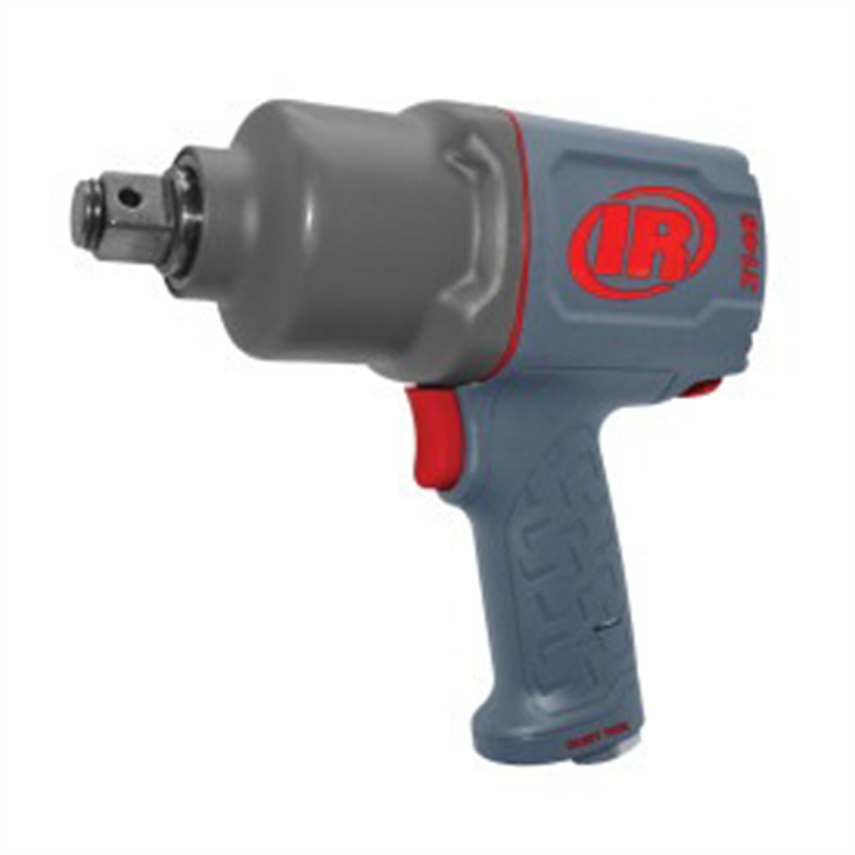 Ingersoll Rand 3/4 Inch Air Impact Wrench, Quiet, 2000 ft-lb Torque, Friction Ring-Thru-hole Retainer, Pistol Grip