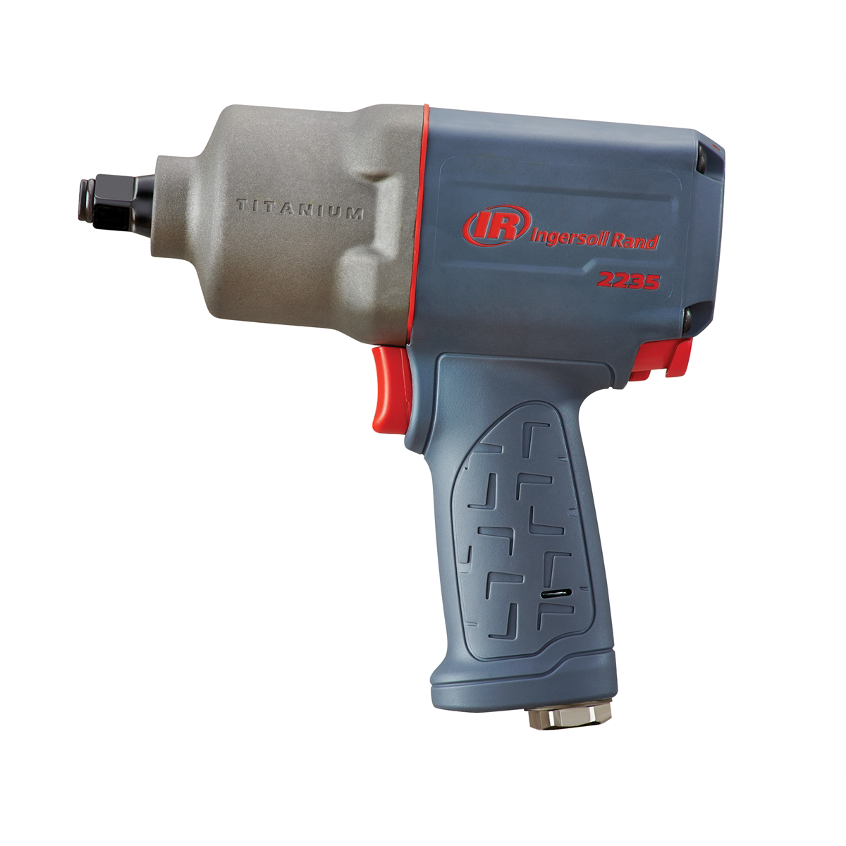 Ingersoll Rand 1/2 Inch Air Impact Wrench, 1350 ft-lb Torque, Titanium Hammercase, Friction Ring Retainer, Pistol Grip