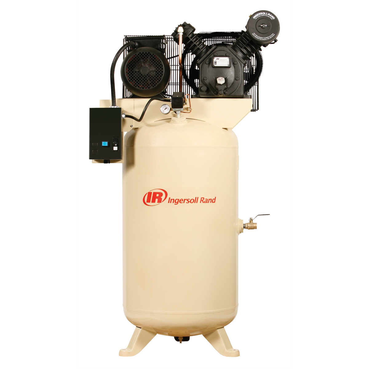 Ingersoll Rand Model 2475N7.5-V 7.5 hp Air Compressor With 80 gal/Vertical Tank