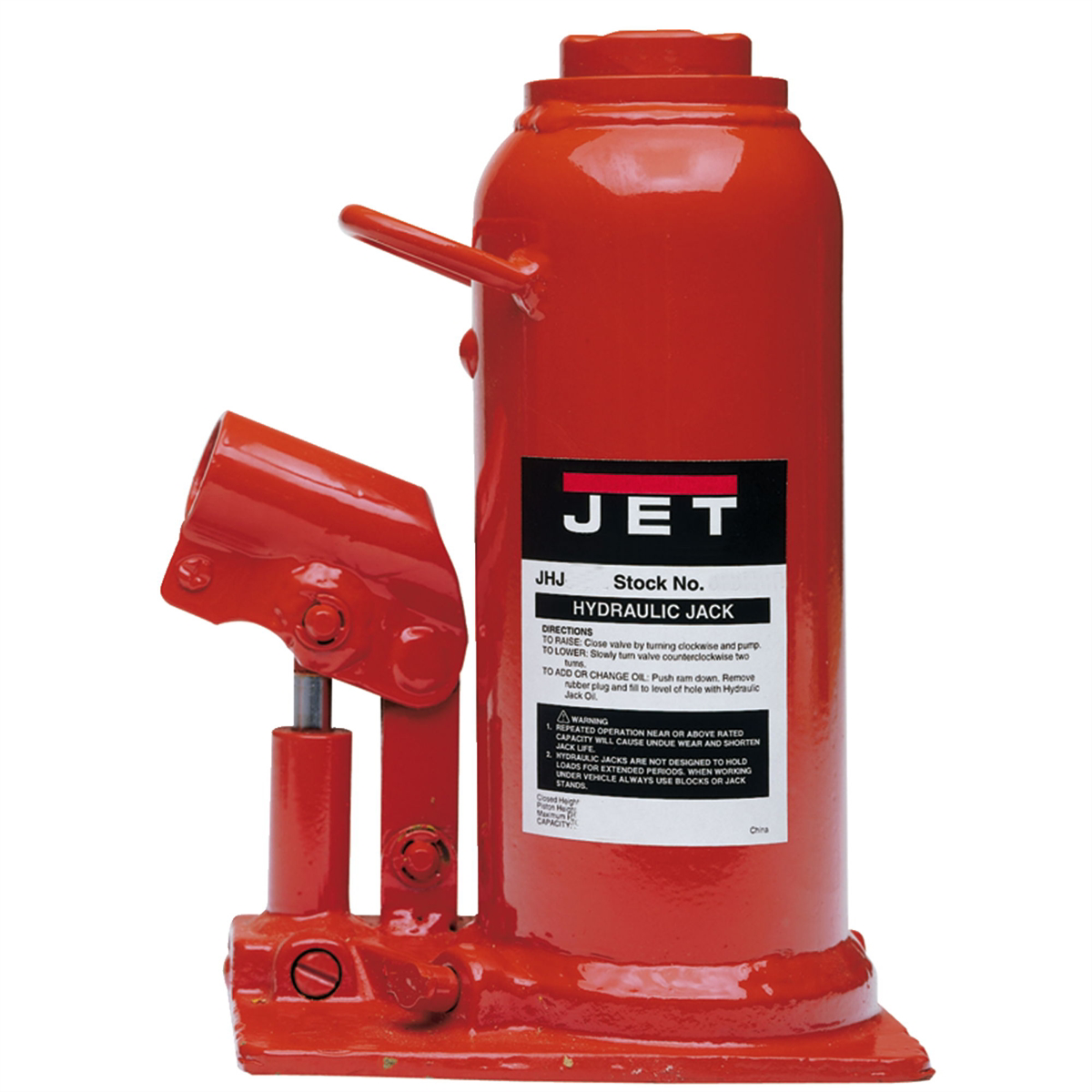 Jet Tools 5-TON BOTTLE JACK, RED