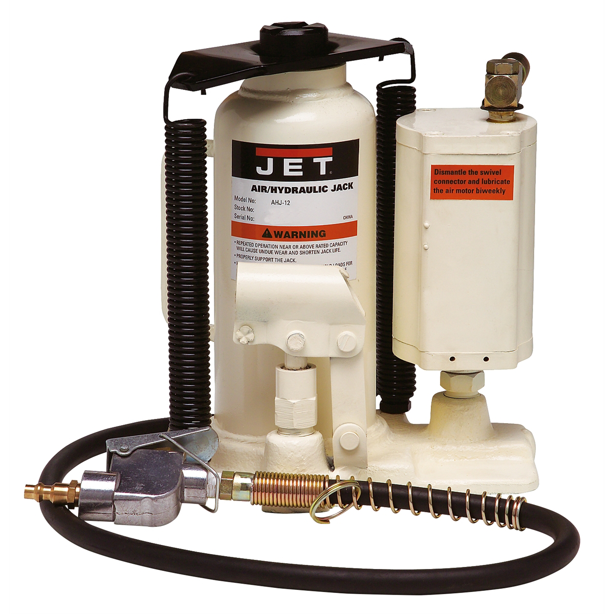 Jet Tools AHJ-20 20-TON AIR / HYDRAULIC BOTTLE JACK C