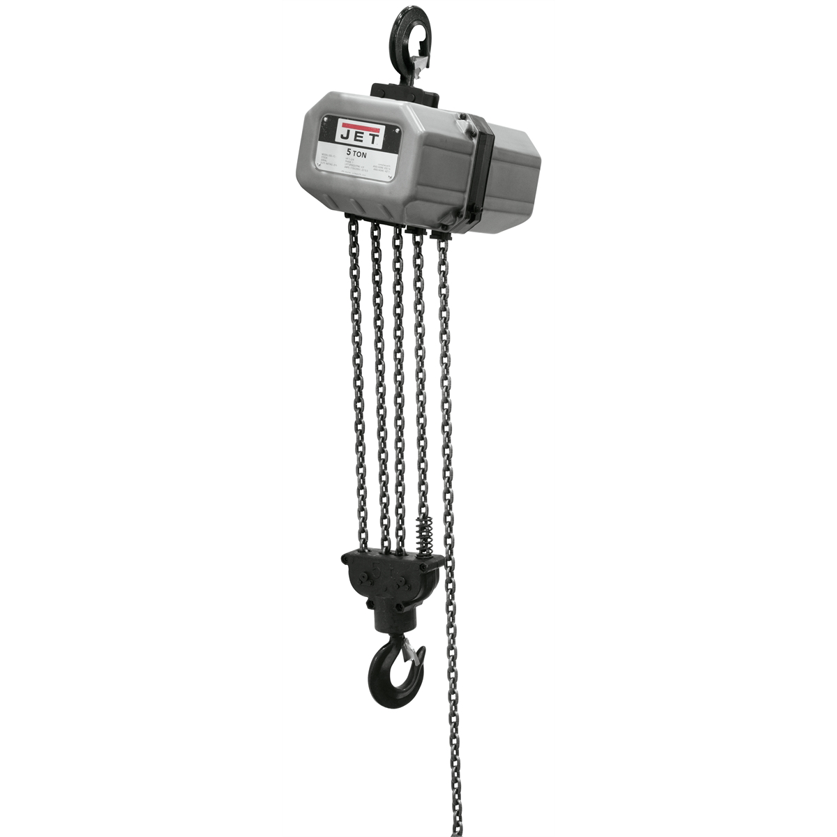 Jet Tools 5SS-1C-15 5-TON ELECTRIC HOIST 15' LIFT, 11