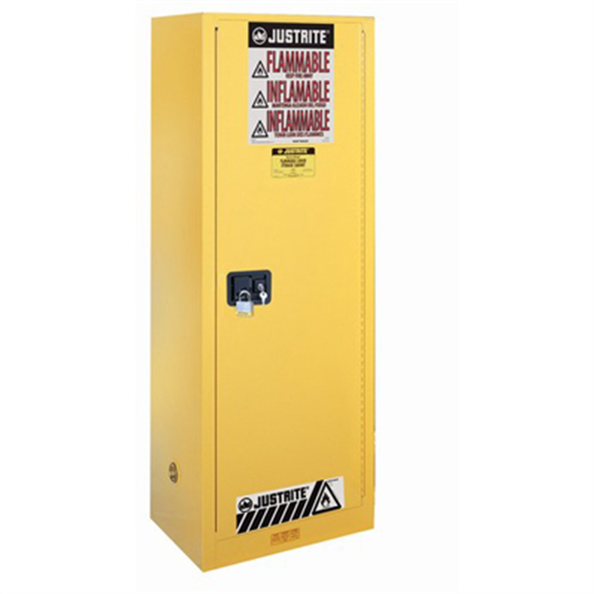 Justrite Mfg. Co. CABINET 22 GAL FLAMMABLE YELLOW